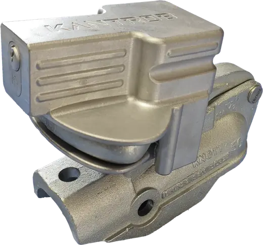 Kantrob hitch lock fitted to a Knott coupling