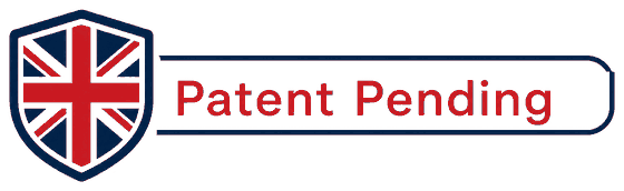 UK shield mark reading Patent Pending